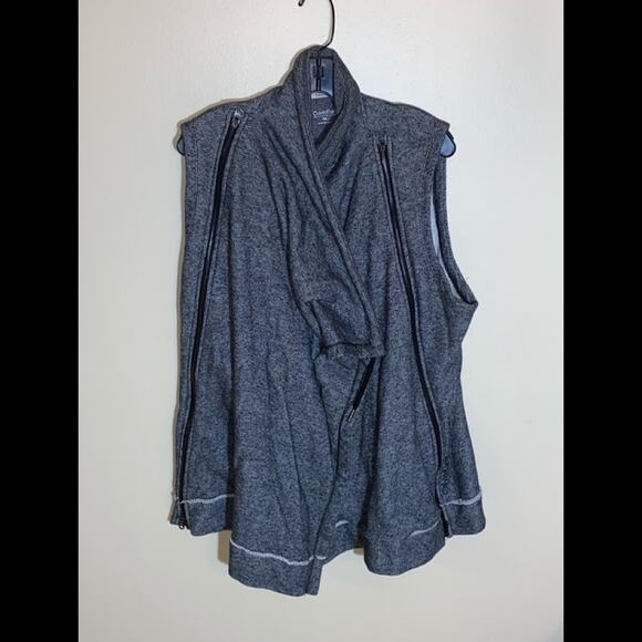 CALVIN KLEIN WOMENS FULL ZIP SWEATER VEST SIZE 3X MINT - Picture 1 of 3